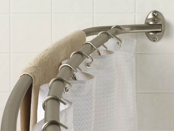 Double Curved Shower Rod