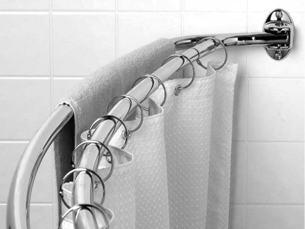Double Curved Shower Rod luxurious