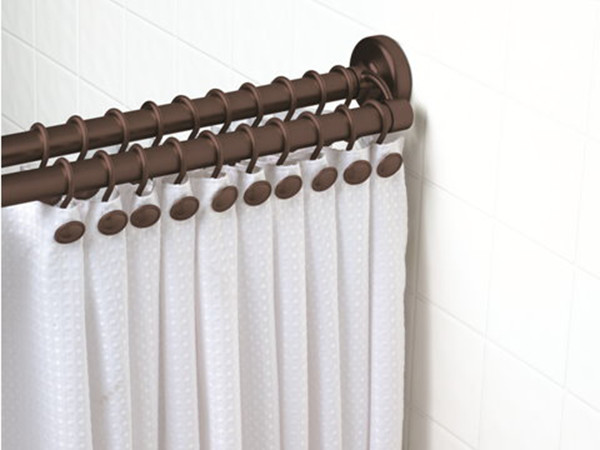 Double Straight shower rods factory