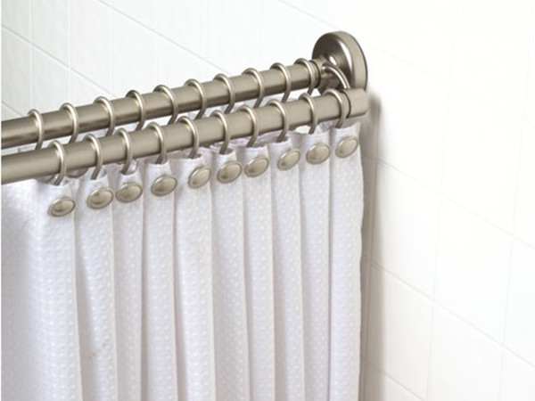 Double Straight shower rods
