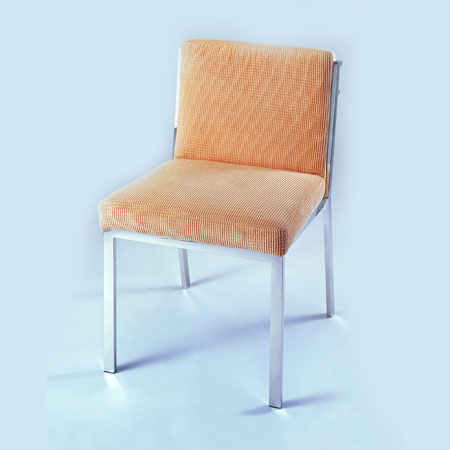 絨布不鏽鋼餐椅,現代不鏽鋼餐椅